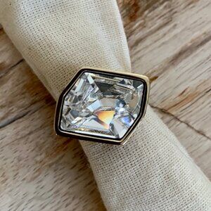 Dyrberg/Kern Phena huge Swarovski crystal ring